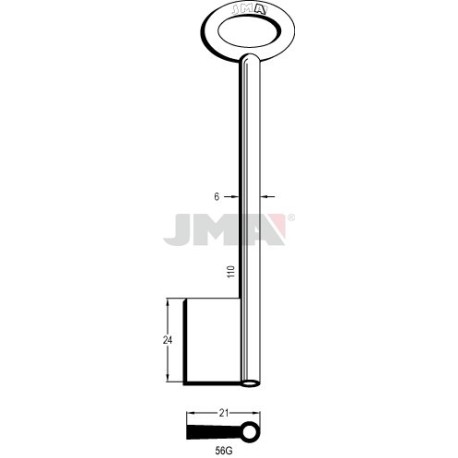 LLAVE JMA GORJA 55G