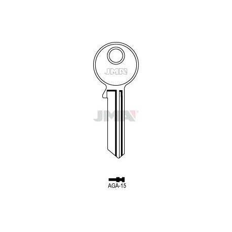 LLAVE JMA ACERO AGA 15 (C)