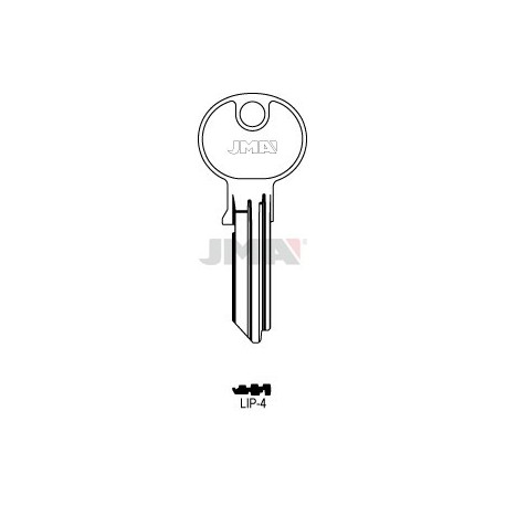 LLAVE JMA ACERO LIP 4 (C)