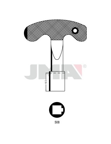 LLAVE JMA CIERRES 508-8