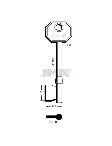 LLAVE JMA GORJA ER 1G