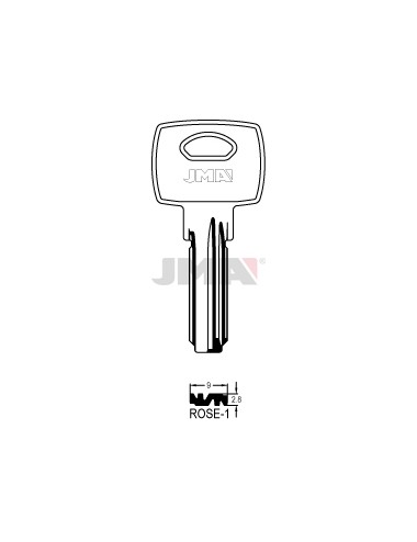 LLAVE JMA SEGUR. ROSE 1