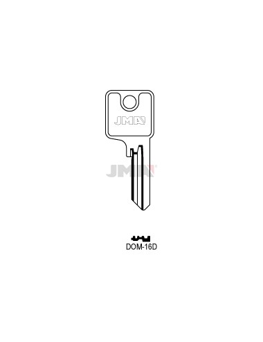 LLAVE JMA ACERO DOM 16D (C) ESPECIAL