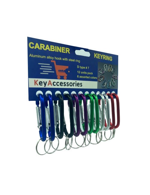 KEYACC MOSQUETON LLAVERO ALUMINIO 62MM (12 UDS)