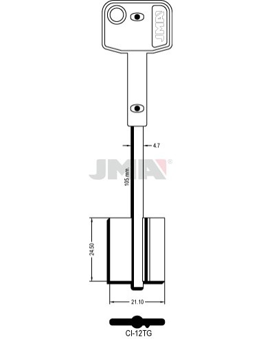 LLAVE JMA GORJA CI 12TG