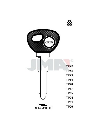 LLAVE JMA TP 00 MAZ 11D.P