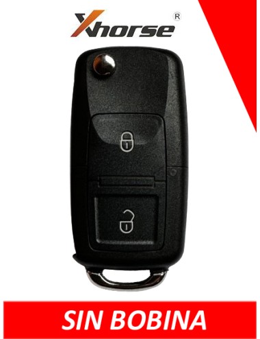XH01RC - TELEMANDO PLEGABLE 2 BOTONES XHORSE TIPO VAG SIN BOBINA
