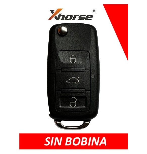 XH53RC - TELEMANDO PLEGABLE 3 BOTONES XHORSE TIPO VAG SIN BOBINA