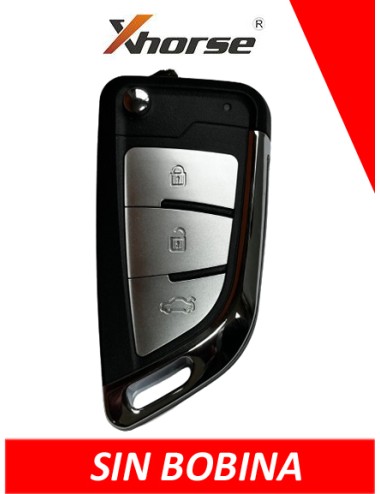 XH20RC - TELEMANDO PLEGABLE 3 BOTONES XHORSE TIPO VELA SIN BOBINA