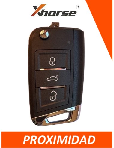 XH13RC - TELEMANDO KEYLESS 3 BOTONES XHORSE TIPO MQB PROXIMIDAD