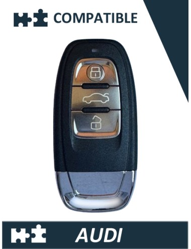 AU09RC - TELEMANDO INSERTABLE 3 BOTONES AUDI