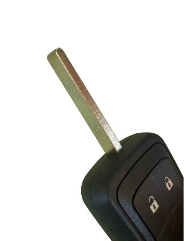 CARCASA OP4CC2  -P/ OPEL U02100-2BA - OP10KS (FIJA 2 BOTONES BLANCO)