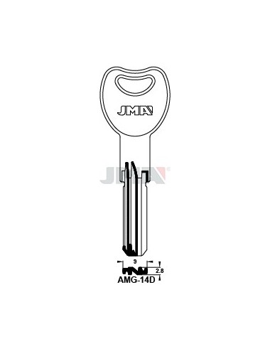 LLAVE JMA SEGUR. AMG 14D