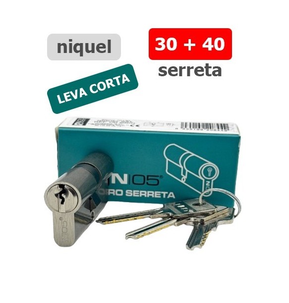 N05 CILINDRO SERRETA NIQ 30X40 - LEVA CORTA (L13)
