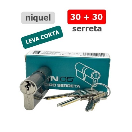 N05 CILINDRO SERRETA NIQ 30X30 - LEVA CORTA (L13)