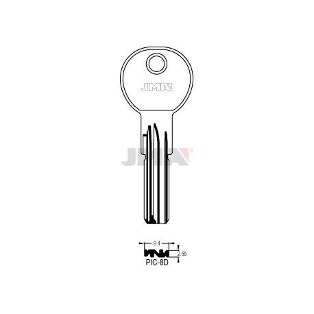 LLAVE JMA SEGUR. PIC 8D