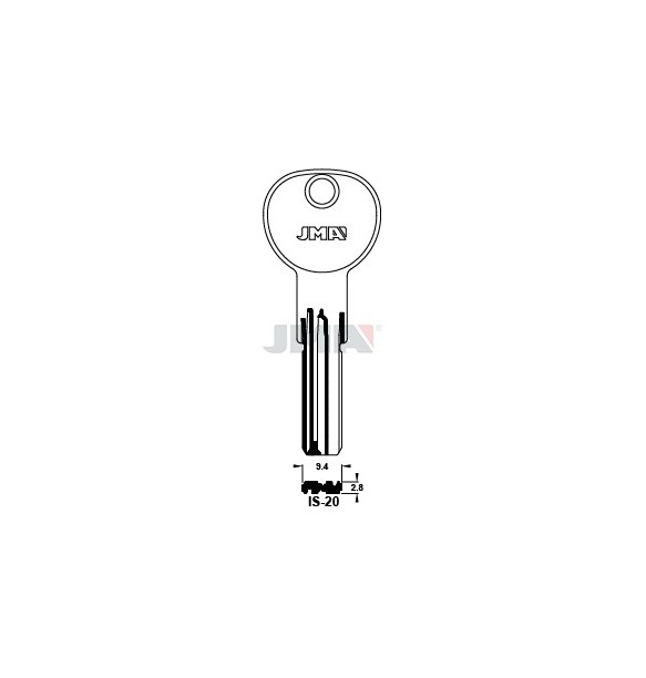 LLAVE JMA SEGUR. IS 20 LATON