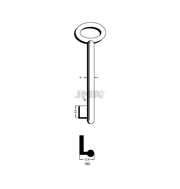 LLAVE JMA GORJA 19 G