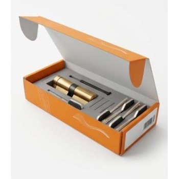 CILINDRO N ALTA SEGURIDAD -HS10- 30X30 LATON -DOBLE EMBRAGUE-