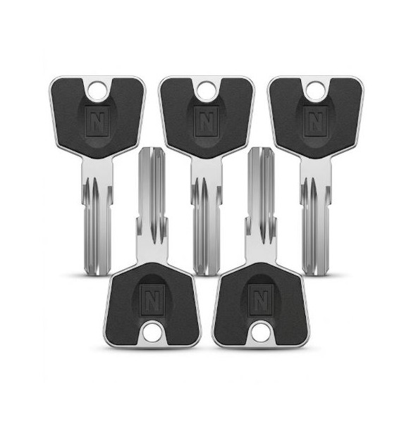 CILINDRO N ALTA SEGURIDAD -HS10- 35X35 LATON -DOBLE EMBRAGUE-