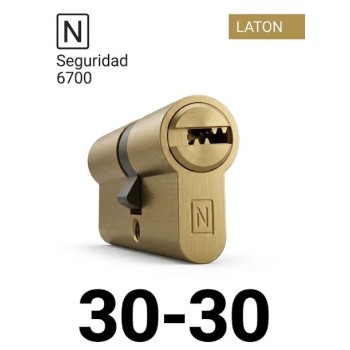 CILINDRO N SEGURIDAD 6700 30X30 LATON