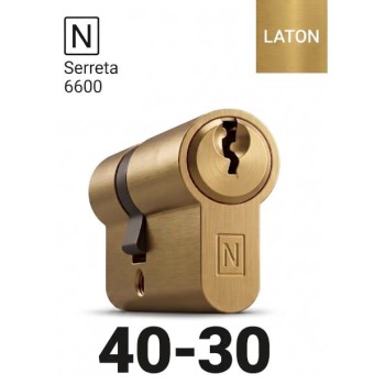 CILINDRO N SERRETA 6600 40X30 LATON