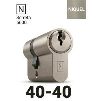 CILINDRO N SERRETA 6600 40X40 NIQ
