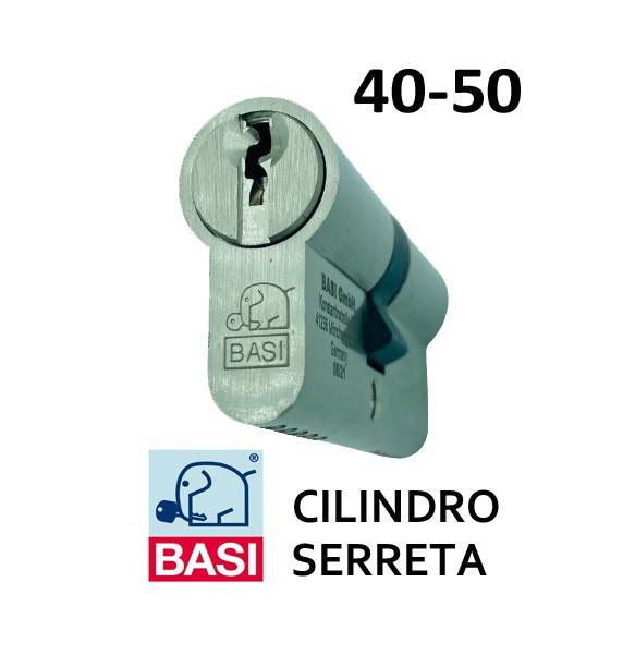 BASI CILINDRO SERRETA 45x50 NIQ  (MODULAR)
