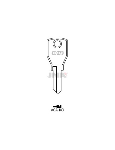 LLAVE JMA ACERO AGA 18D (B)