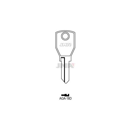 LLAVE JMA ACERO AGA 18D (B)