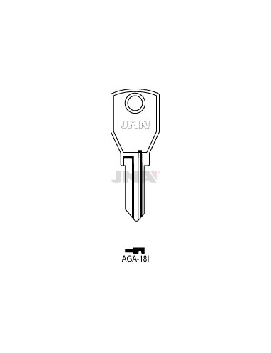 LLAVE JMA ACERO AGA 18I (B)