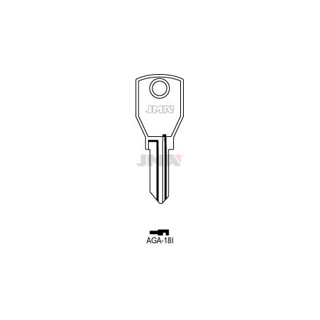 LLAVE JMA ACERO AGA 18I (B)