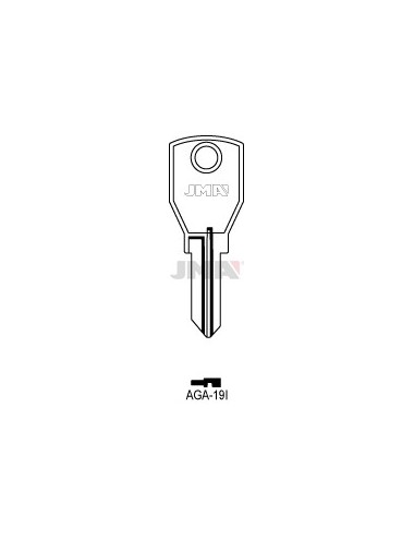 LLAVE JMA ACERO AGA 19I (B)