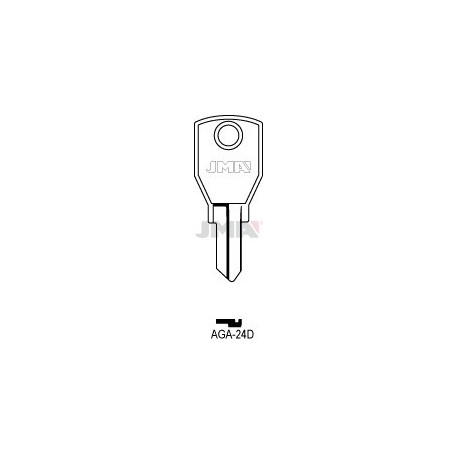 LLAVE JMA ACERO AGA 24D