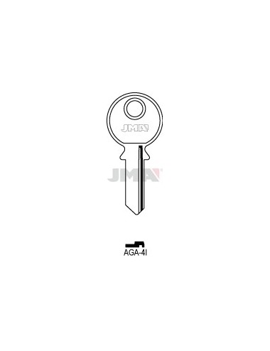 LLAVE JMA ACERO AGA 4I (B)