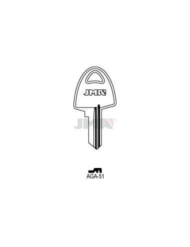 LLAVE JMA ACERO AGA 51 (B)