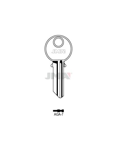 LLAVE JMA ACERO AGA 7 (C)
