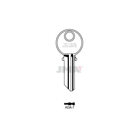 LLAVE JMA ACERO AGA 7 (C)