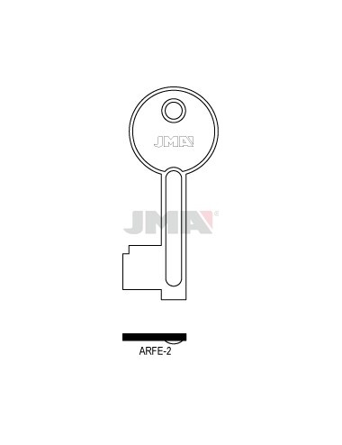 LLAVE JMA ACERO ARFE 2 (C)