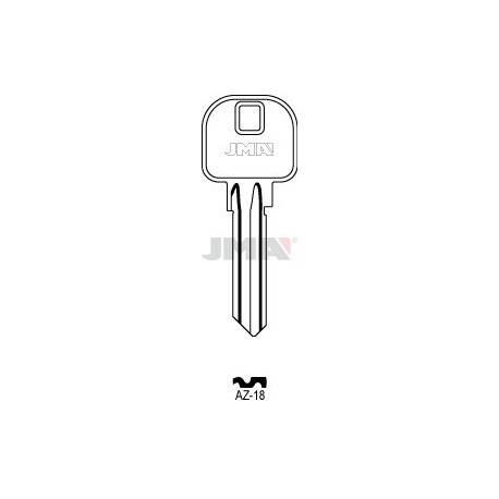 LLAVE JMA ACERO AZ 18 (B)