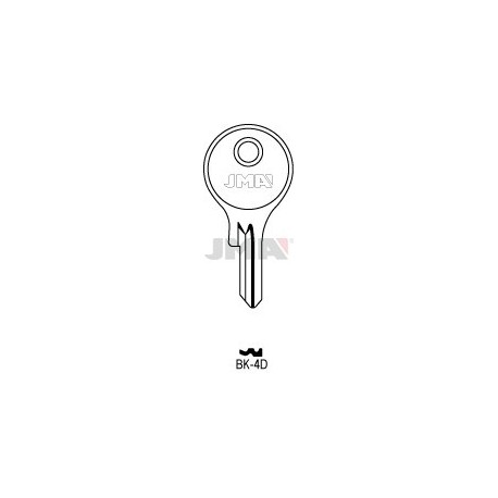 LLAVE JMA ACERO BK 4D (C)