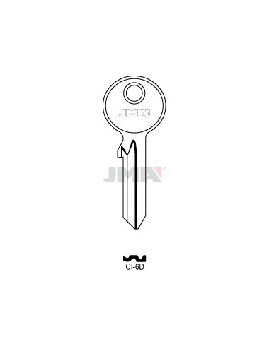 LLAVE JMA ACERO CI 6D (C)