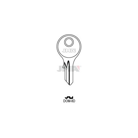 LLAVE JMA ACERO DOM 8D (B)