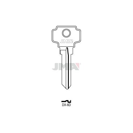 LLAVE JMA ACERO DX 6D (C)