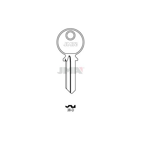 LLAVE JMA ACERO 38 D (C)
