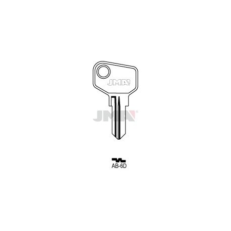 LLAVE JMA ACERO AB 6D (C)