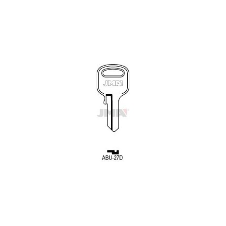 LLAVE JMA ACERO ABU 27D (C) (AU9PS)