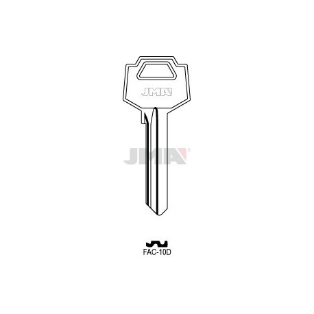 LLAVE JMA ACERO FAC 10D (B)