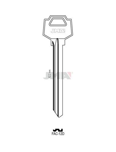 LLAVE JMA ACERO FAC 12D (L.E.)