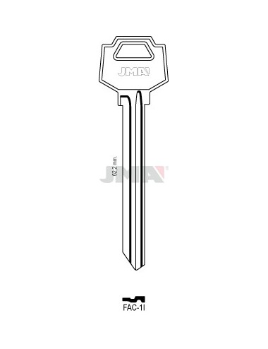 LLAVE JMA ACERO FAC 1I (L.E.)